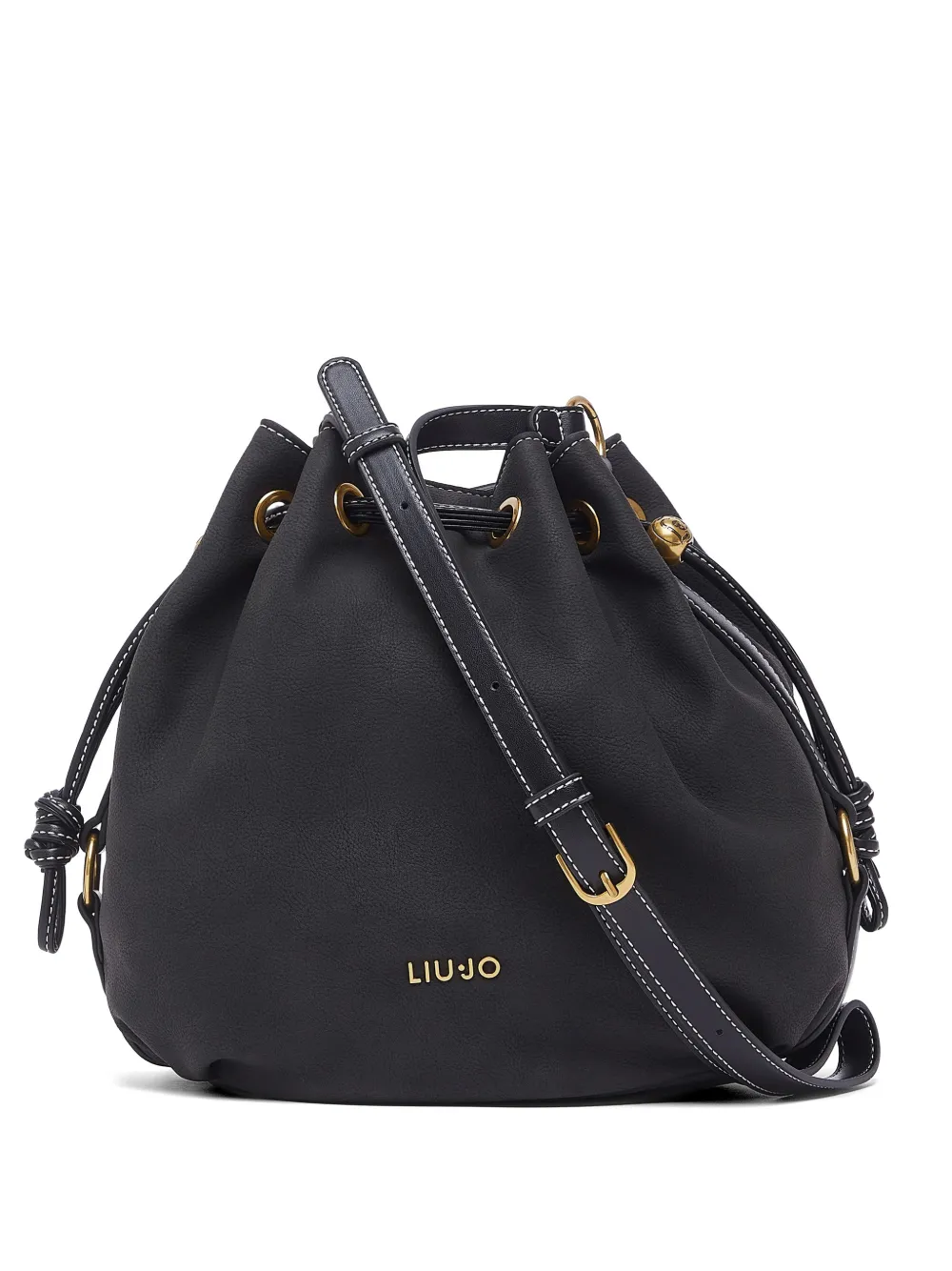 LIU JO medium drawstring cross body bag - Nero