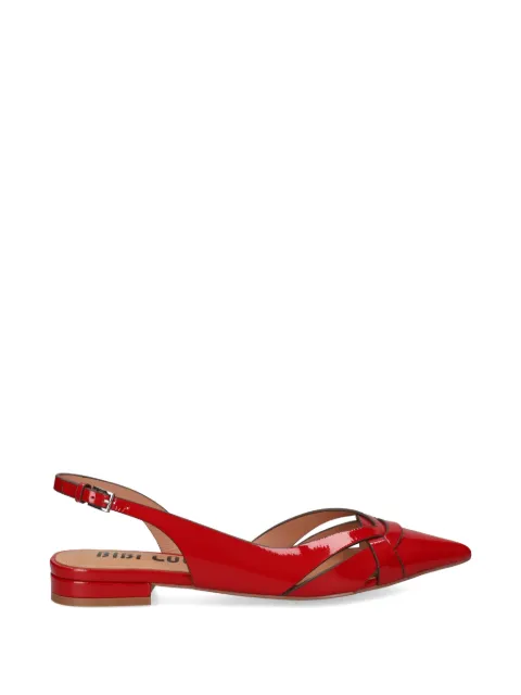 Bibi Lou Nolia woven-strap leather pumps