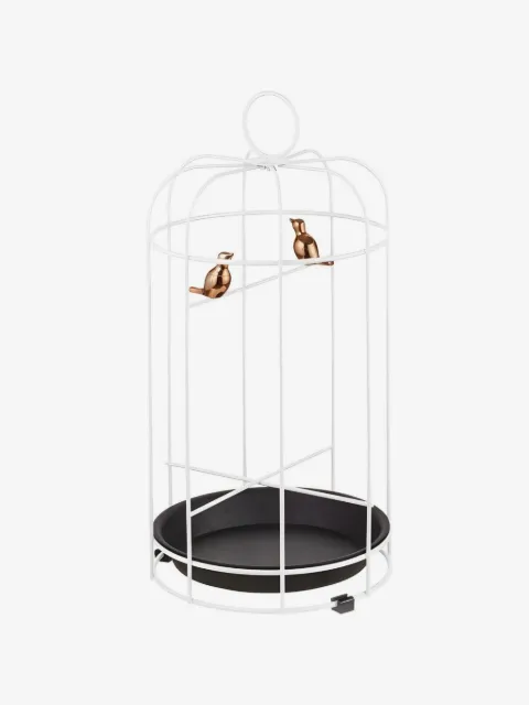 L'OCA NERA Regenschirmständer im Vogelkäfigdesign