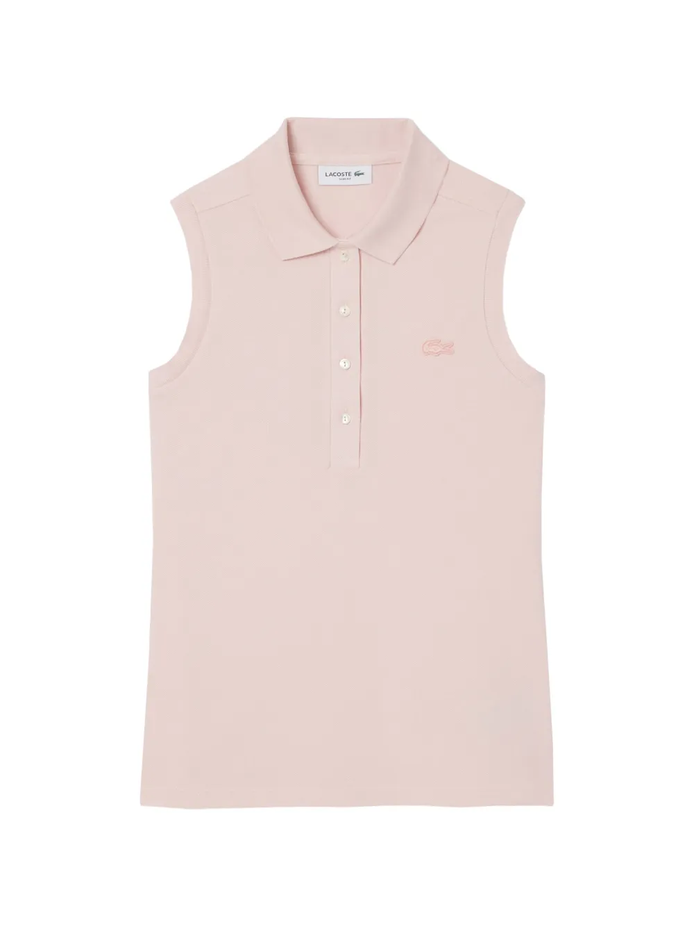 Lacoste L.12.D sleeveless polo top - Rosa