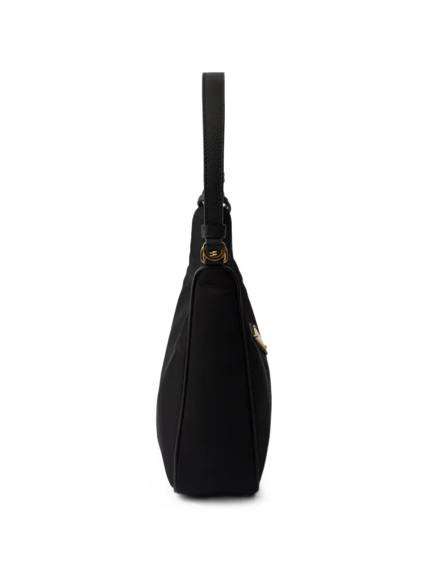 Prada Re-Edition 2005 triangle-logo Shoulder Bag | Black | FARFETCH ID