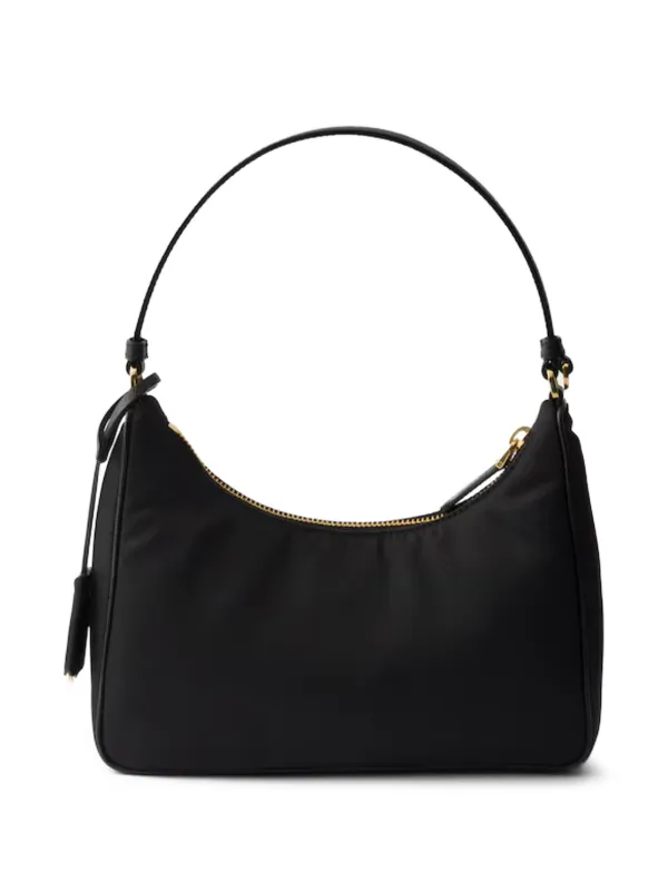 Prada Re-Edition 2005 triangle-logo Shoulder Bag | Black | FARFETCH ID