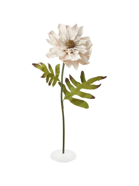L'OCA NERA metal base decorative dahlia flower