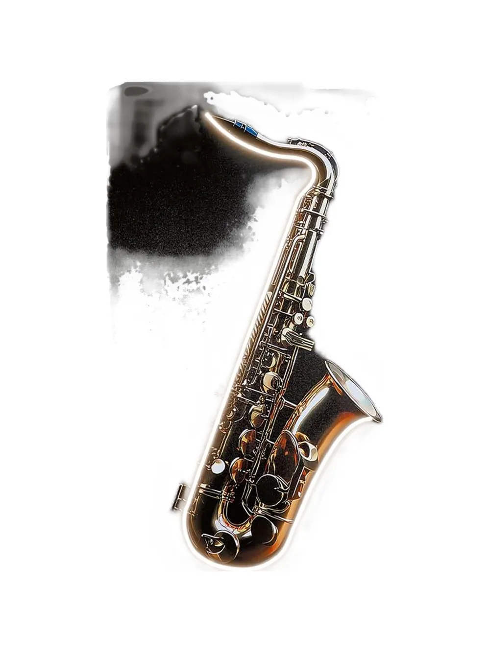 L'OCA NERA led framed home decor (120cm x 80cm) - Nero