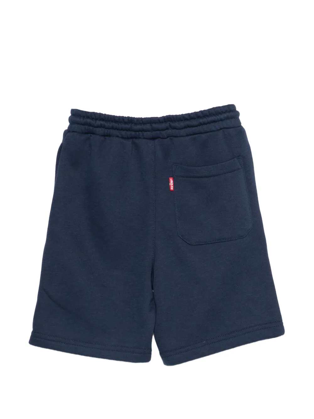 Levi's Drawstring Logo-patch Shorts In Blue