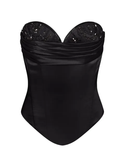 ALEXIA & ANTONIA embellished corset top