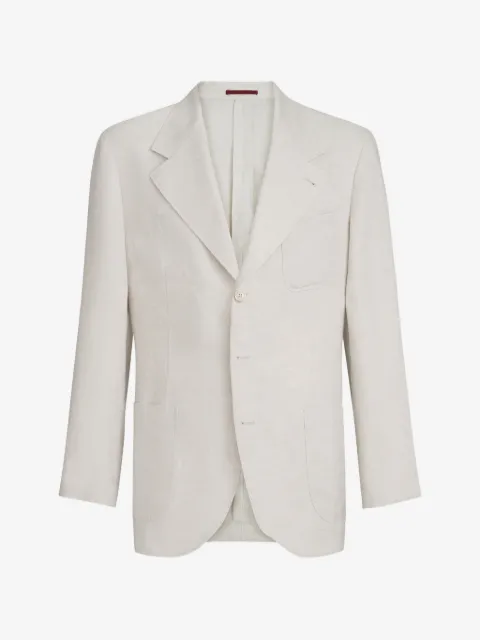 Brunello Cucinelli blazer con motivo chevron