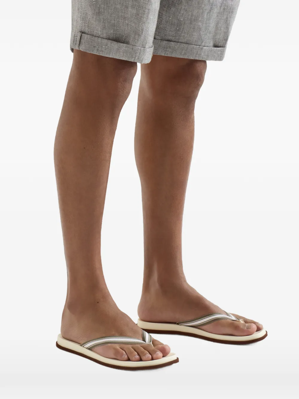 Brunello Cucinelli Badslippers Groen