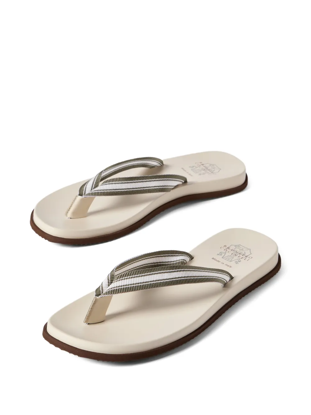 Brunello Cucinelli Badslippers Groen