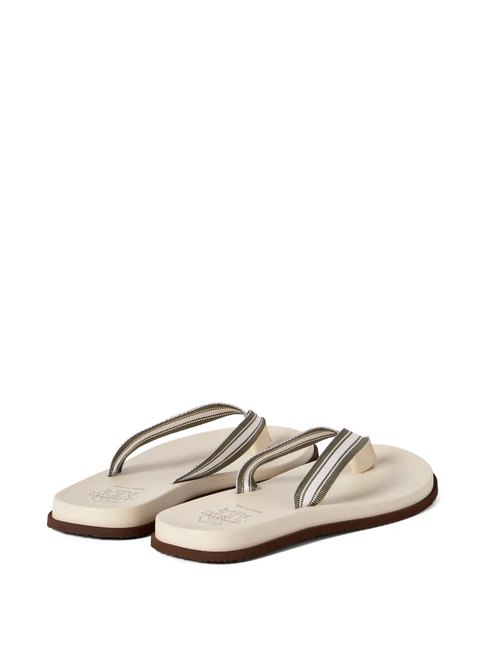 Brunello Cucinelli Badslippers Groen