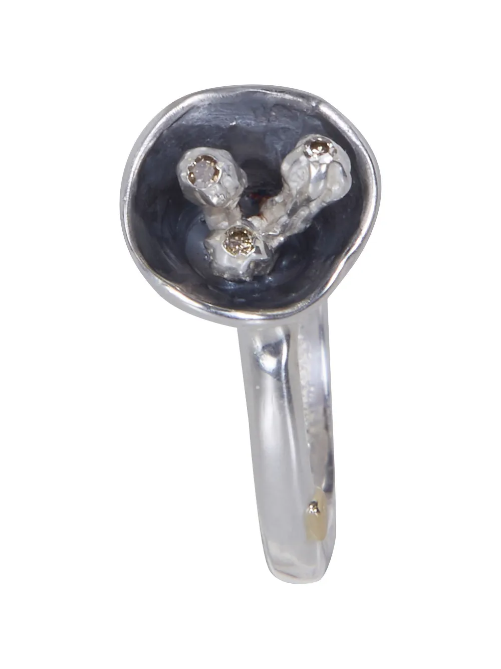 Rosa Maria diamond ring - Argento