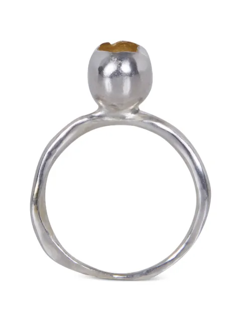 Rosa Maria polished-finish ring