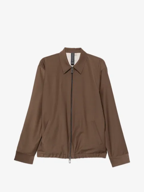 Hosio zip-fastening pocket overshirt