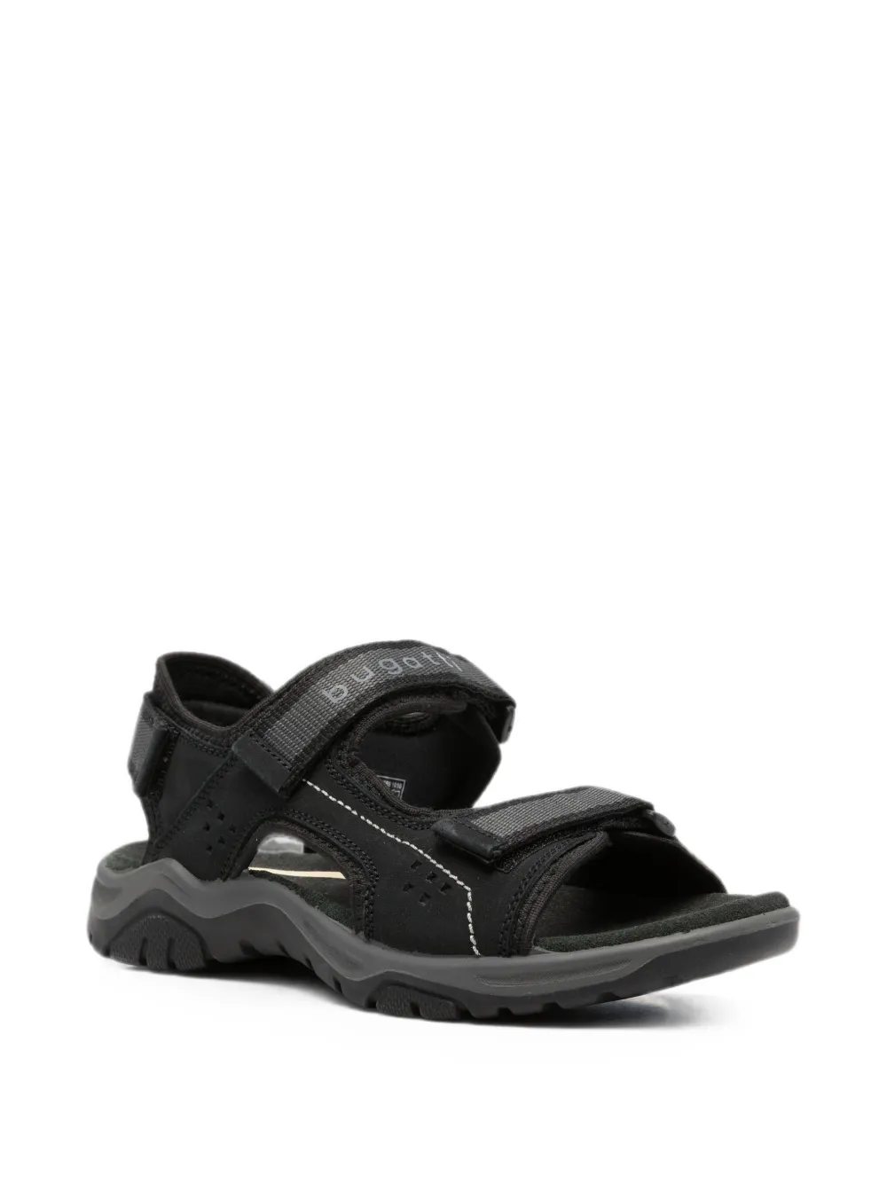 Bugatti touch-strap sandals Zwart