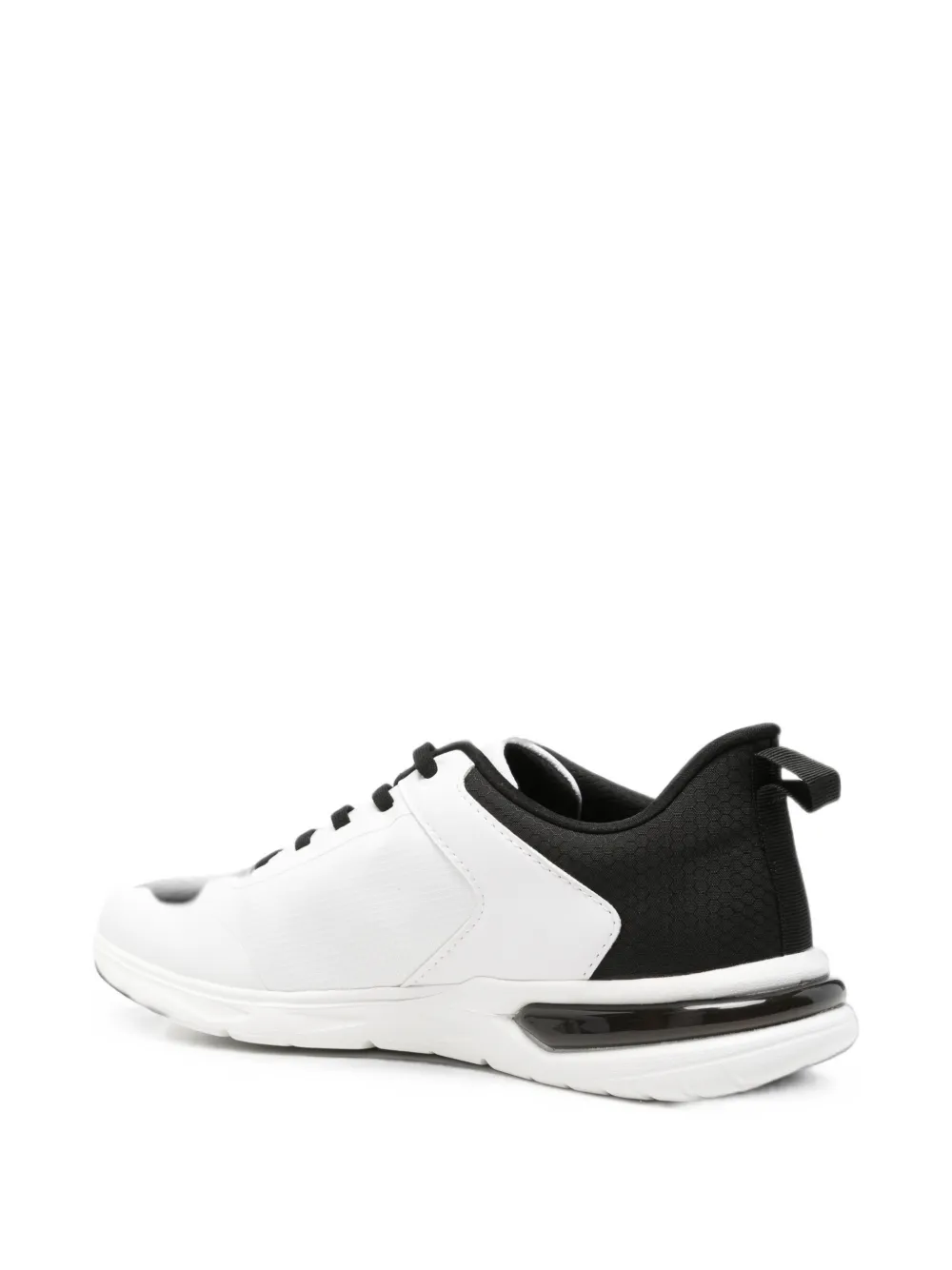 Bugatti logo-print panelled sneakers Wit
