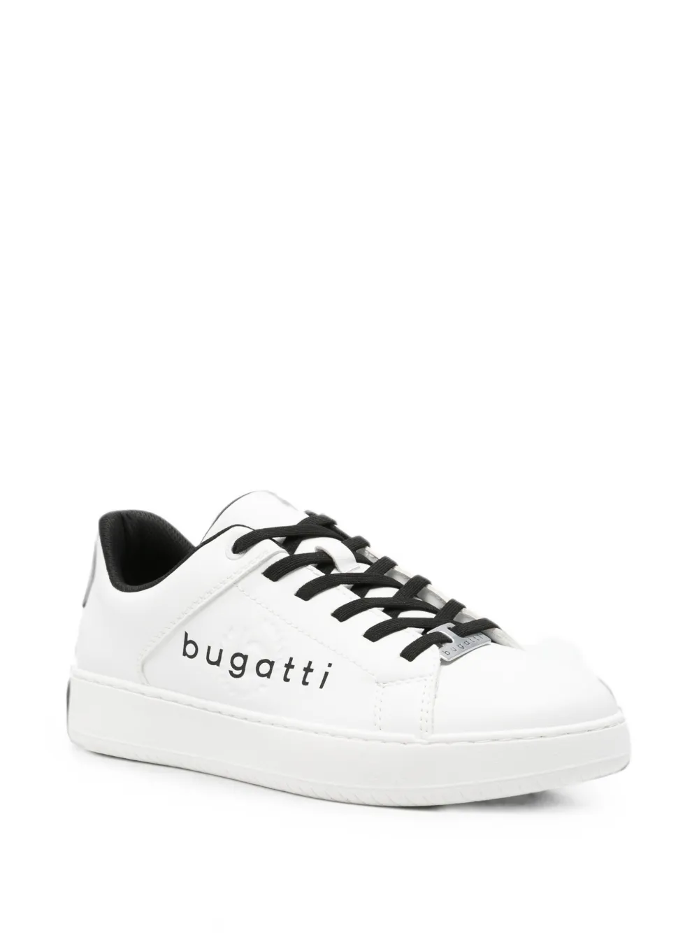 Bugatti logo-detail lace-up sneakers Wit
