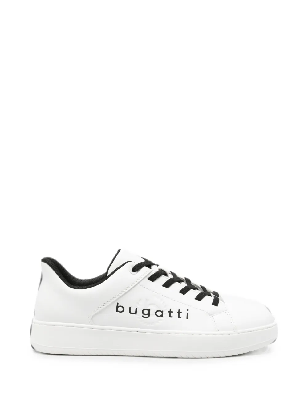 Bugatti logo-detail lace-up sneakers Wit