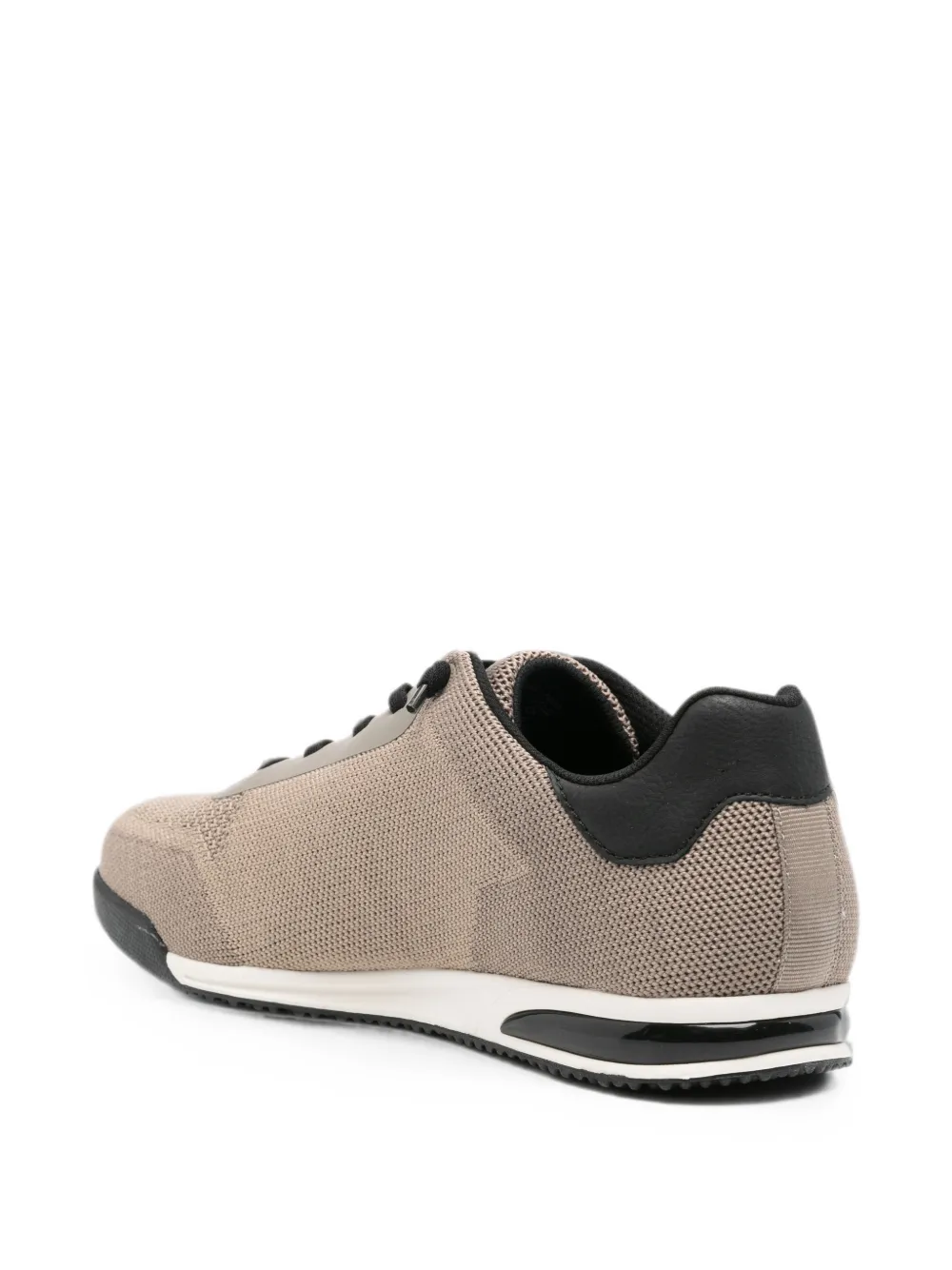 Bugatti logo-patch mesh sneakers Beige
