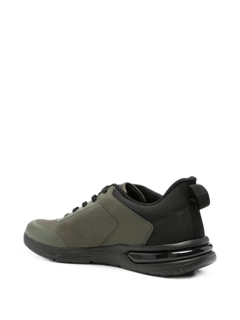 Bugatti logo-print panelled sneakers Groen
