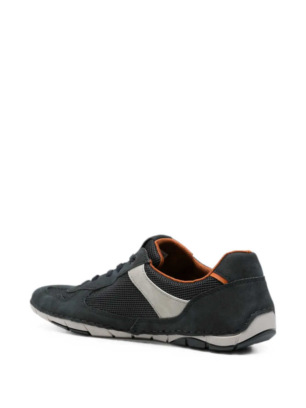 Bugatti Sandstone logo-plaque panelled sneakers Blauw