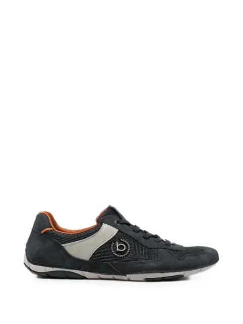 Bugatti Sandstone logo-plaque panelled sneakers
