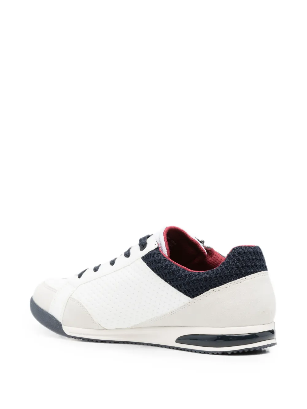 Bugatti logo-print zip-fastening sneakers Wit