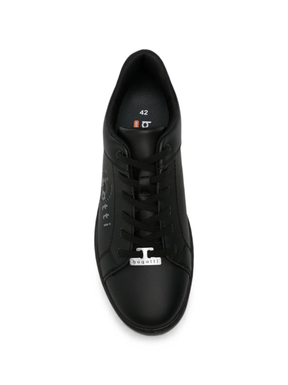 Bugatti Alaric logo-plaque sneakers Zwart