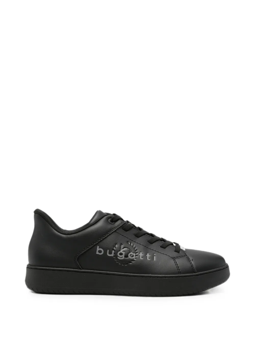 Bugatti Alaric logo-plaque sneakers Zwart