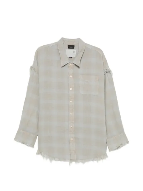 R13 long-sleeve buttoned shirt