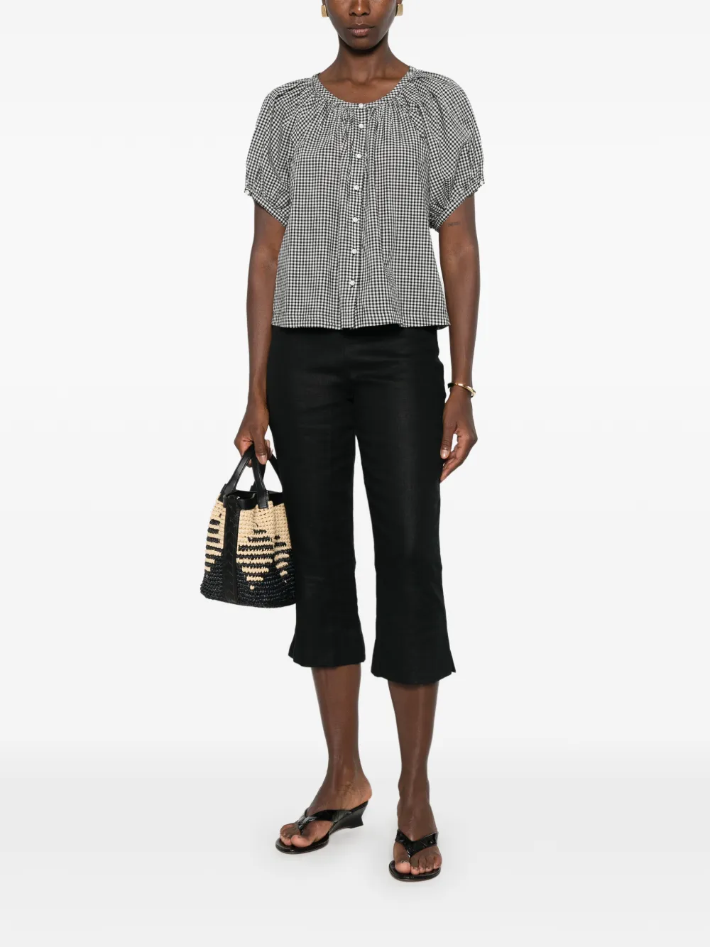  Dôen June Blouse - Negro 