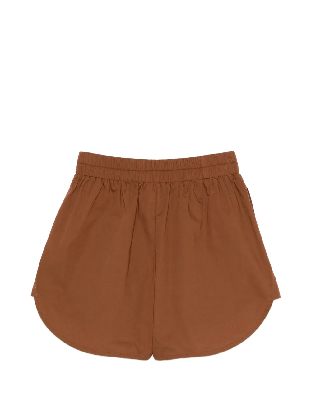 Merci Shorts met elastische tailleband Bruin