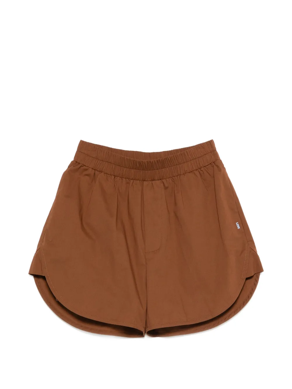 Merci elasticated-waistband shorts - Marrone