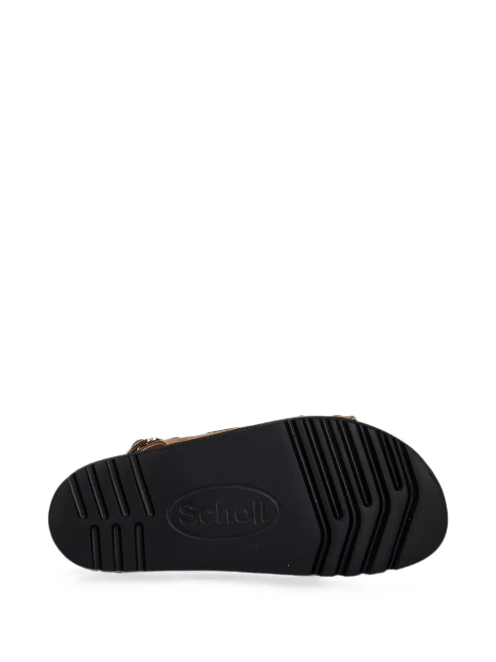 Scholl Blake buckle-fastening flatform sandals Beige