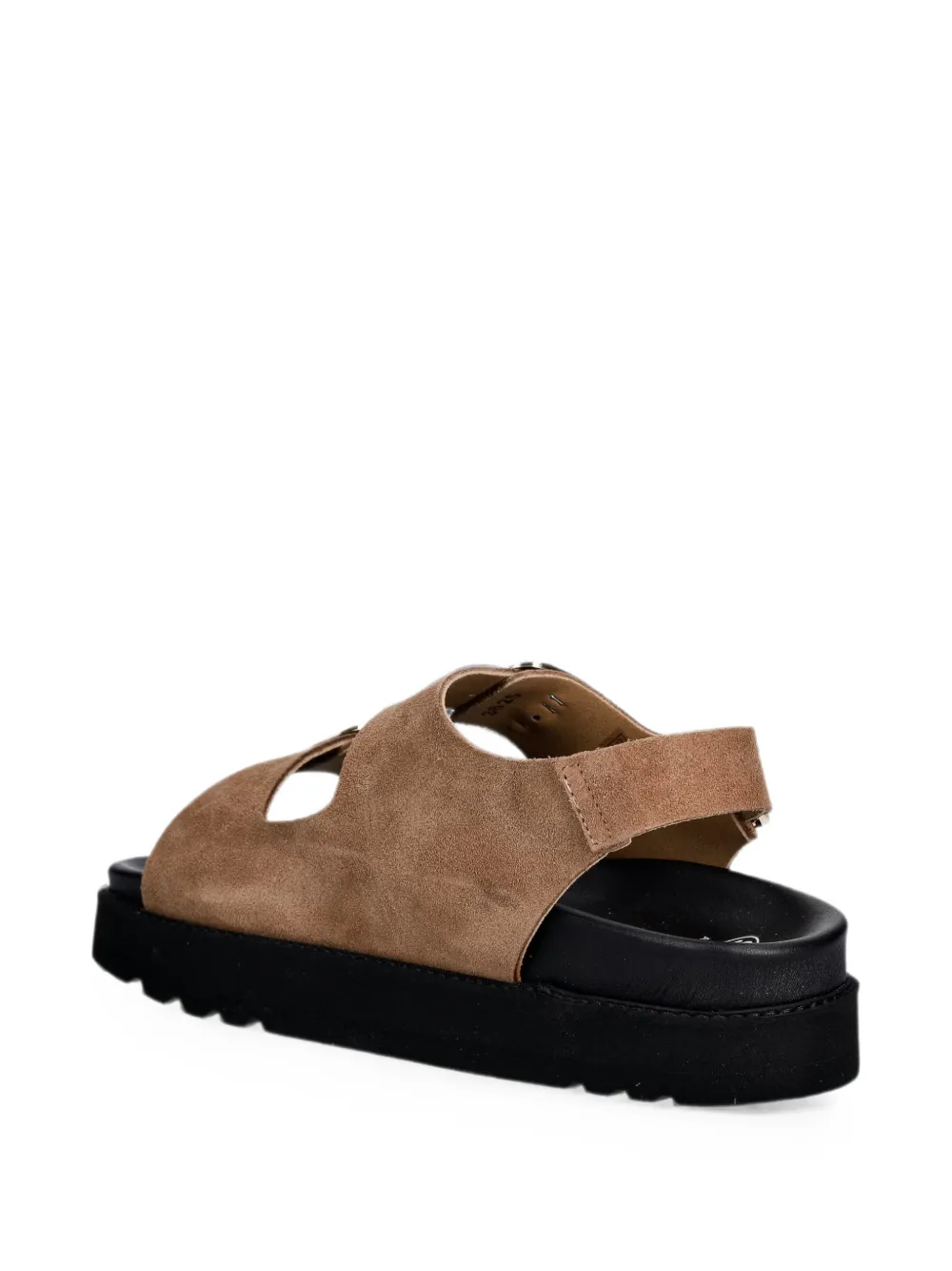 Scholl Blake buckle-fastening flatform sandals Beige