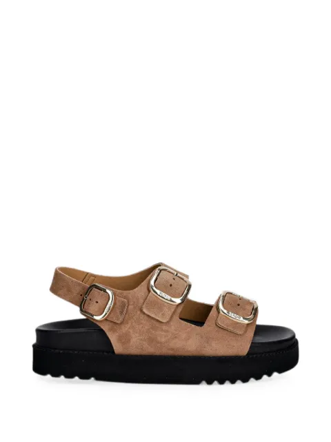 Scholl Blake buckle-fastening flatform sandals