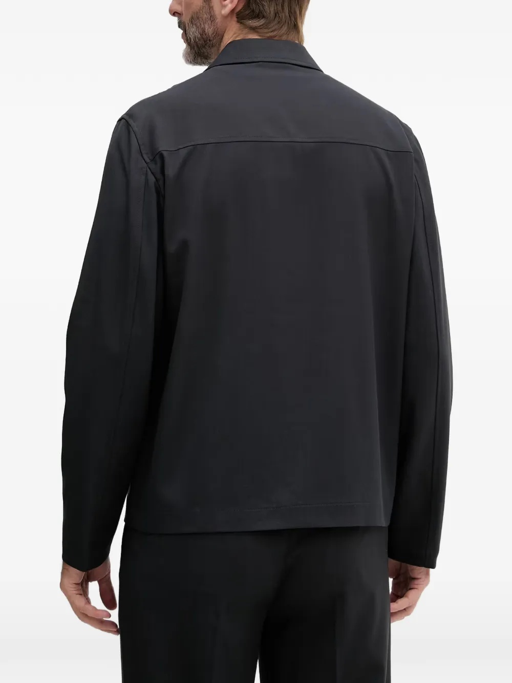 Lindbergh Shirtjack met rits Zwart