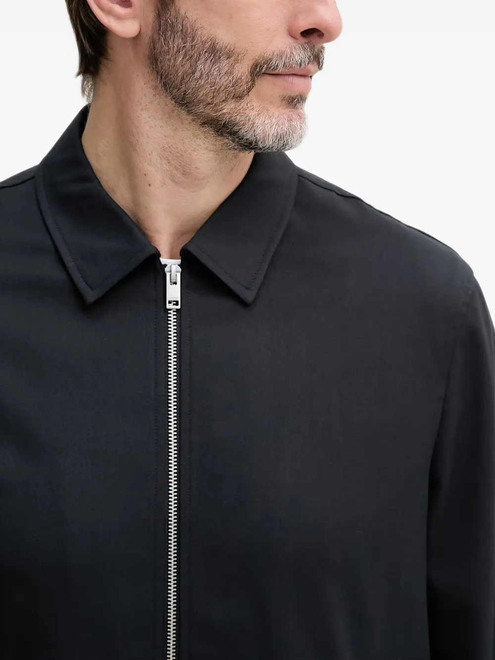 Lindbergh Shirtjack met rits Zwart