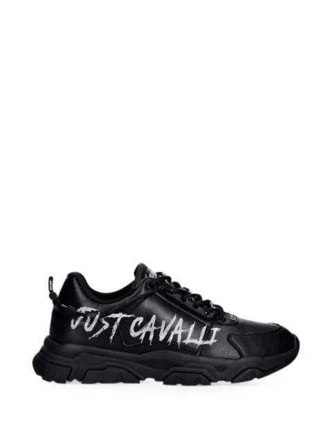 Just Cavalli tenis con logo estampado y suela gruesa