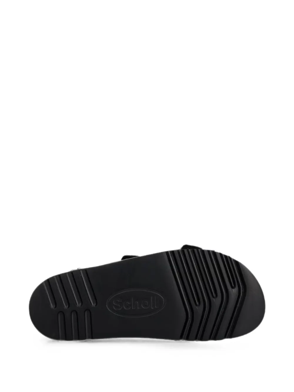 Scholl Beatriz Ring eyelet-embellished studded slides Zwart