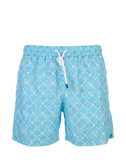 Fedeli shell-print swim shorts