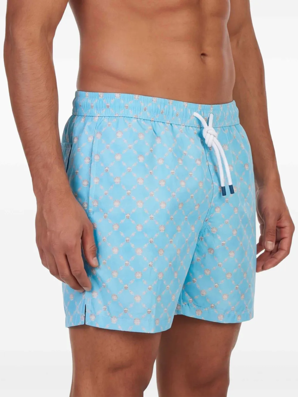 Fedeli Zwembroek met print Blauw