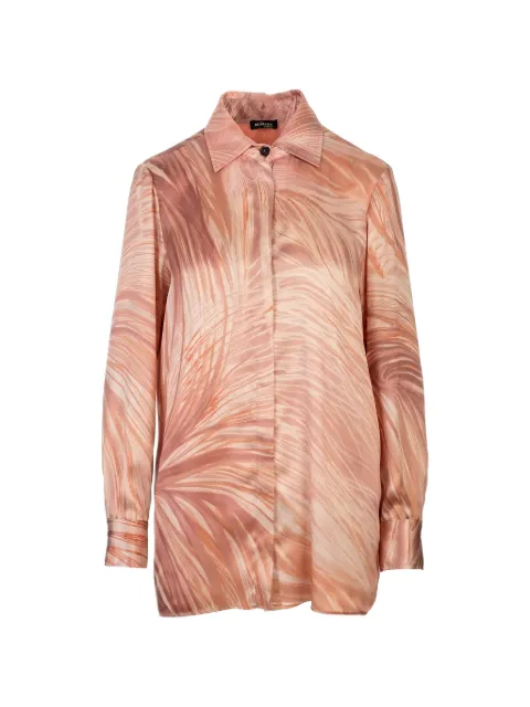 Kiton abstract-print shirt