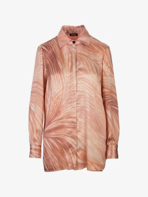 Kiton camisa con estampado abstracto