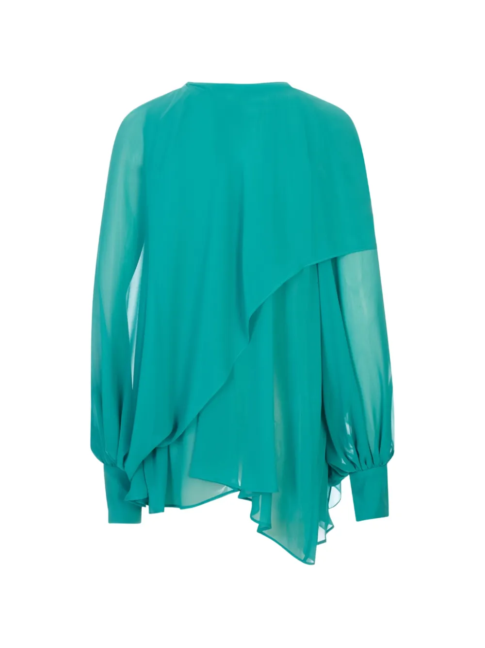 Gianluca Capannolo Geknoopte blouse met lange mouwen Groen