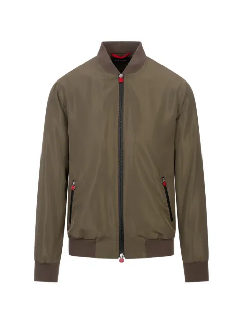 Kiton zip-up bomber jacket