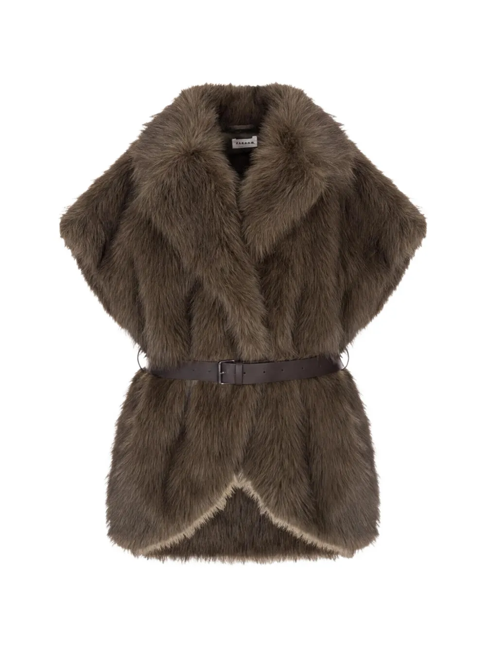 P.A.R.O.S.H. belted gilet - Braun