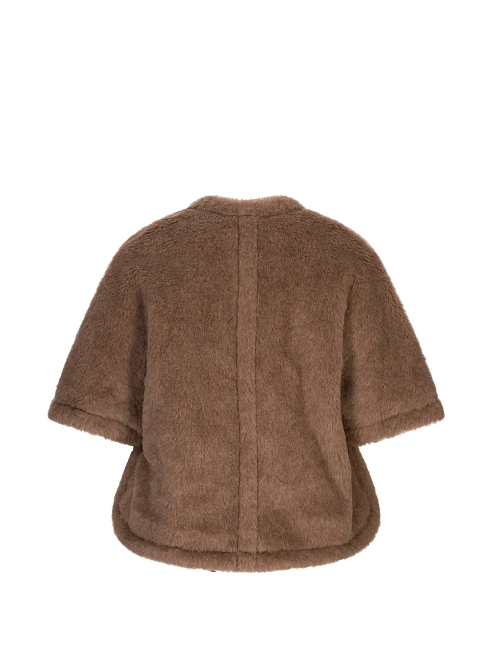 Max Mara Fiorire4 cape met korte mouwen Bruin