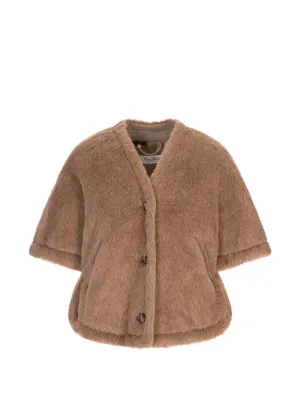 Max Mara Tebe ケープ | ブラウン | FARFETCH JP