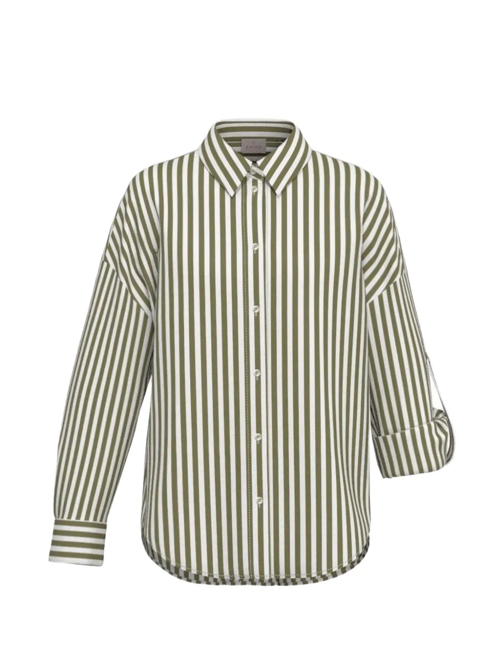 Marella button-down striped shirt - Verde