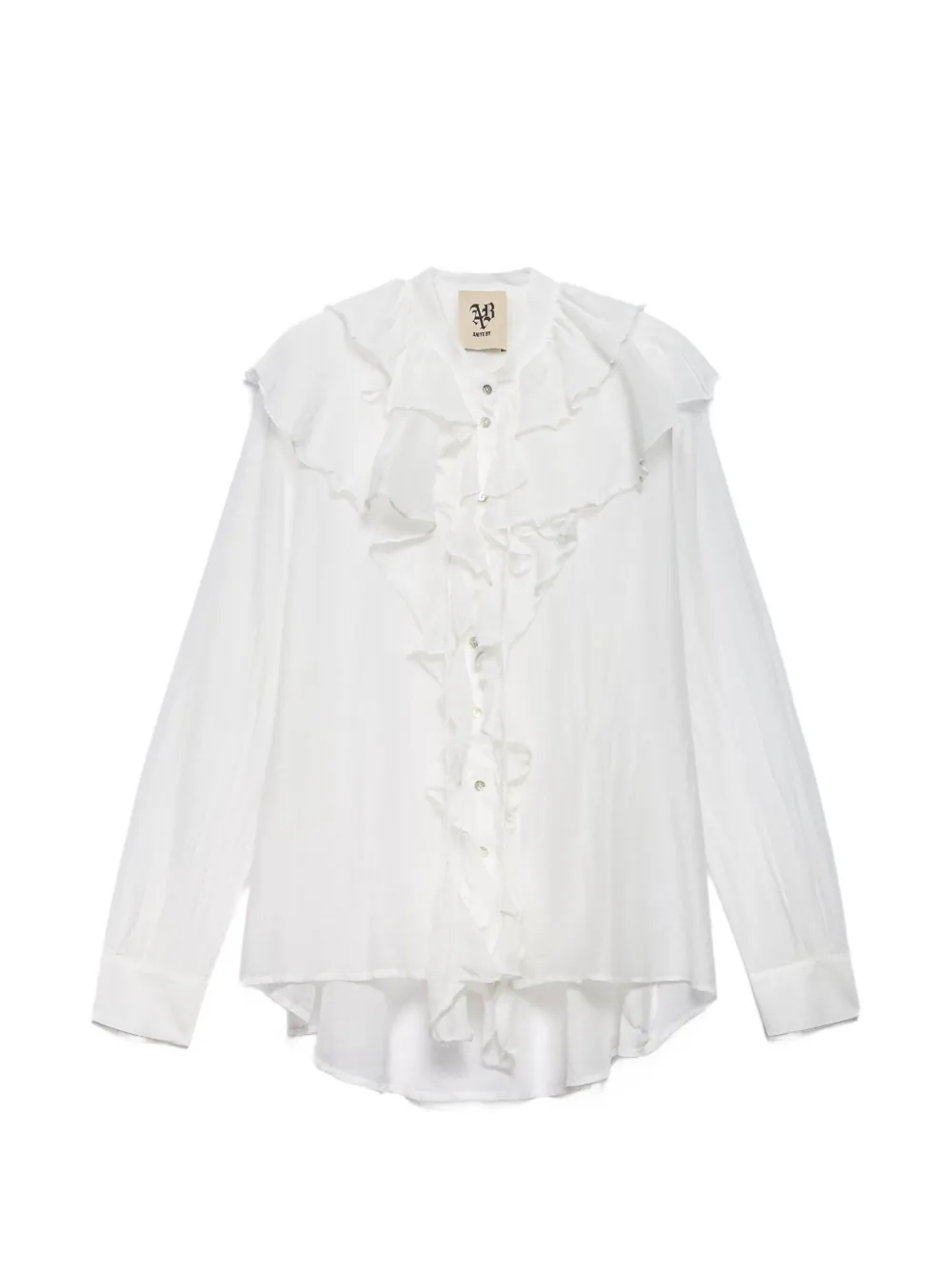 Aniye By Carmen ruffled top - Bianco